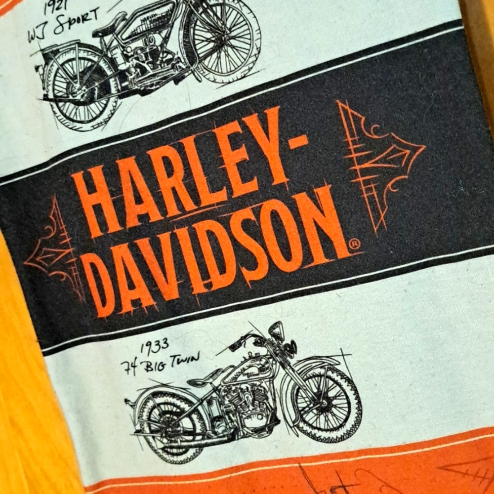 Harley Davidson Unisex Neck Buff/Head Wrap, fall colors, soft tee shirt material